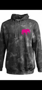 Tie Dye Hoodie - Black