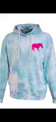 Tie Dye Hoodie - Blue